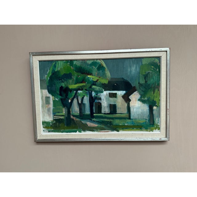 Harry Wichmann, The White House, 1950s, Oil on Canvas, Framed For Sale - Image 5 of 18