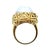 Metal Vintage Tiffany & Co. 18k Mabe Pearl Ring, Circa 1980's For Sale - Image 7 of 8