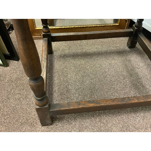 Brown 20th Century Oak Table For Sale - Image 8 of 11