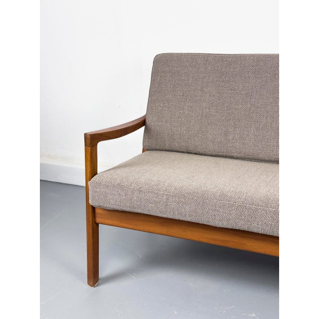 Teak 3-Seater Senator Sofa by Ole Wanscher for France & Søn, 1964 For Sale - Image 6 of 18