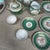 Ceramic Vintage Austria Ceramic Green Tea Set - 15 pcs For Sale - Image 7 of 8