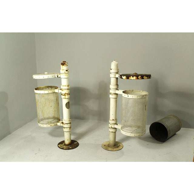 Steel Public Trash Bins, 1970s, Set of 2 For Sale - Image 15 of 15