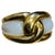 Gold Van Cleef & Arpels Contemporary Mother of pearl “Twisted” Ring 18KY Gold Size5.5 For Sale - Image 8 of 18