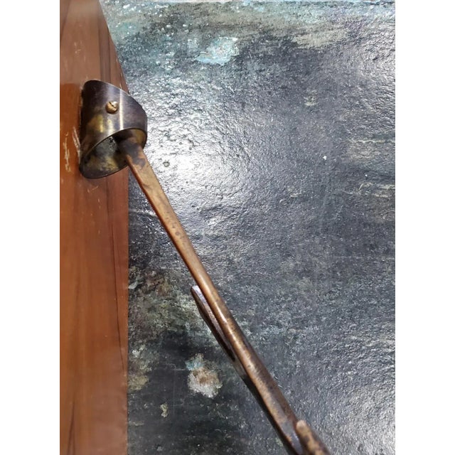 Mid-Century Modern 1965 Mid-Century Modern Brutalist Architectural Door Knocker Attributed to Paul Evans For Sale - Image 3 of 13