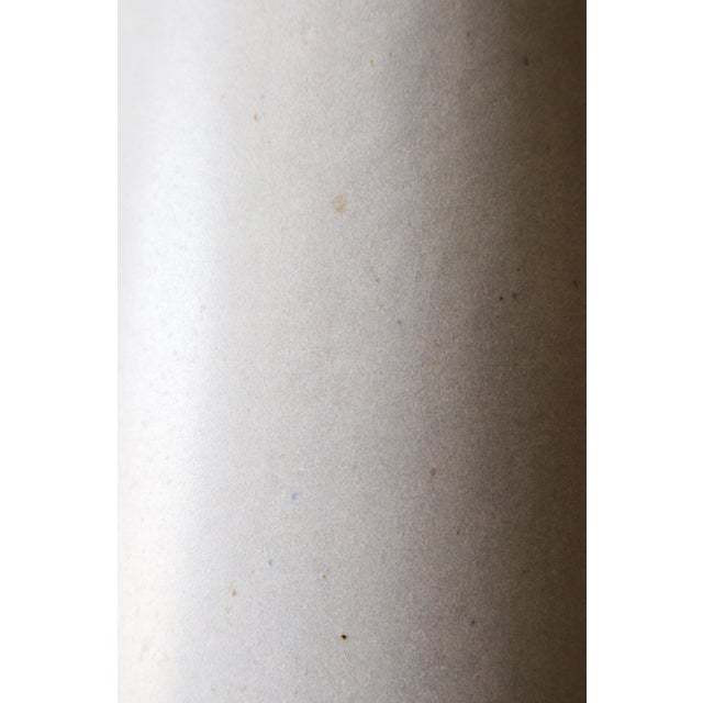 Mid-Century Modern 1960s Gordon and Jane Martz M-53 Lamp for Marshall Studios Light Gray Blue White Cone For Sale - Image 3 of 7