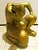 Vintage Gilded Carved Wood Asian Figural Side Table With Glass Top Circa 1980s For Sale - Image 10 of 15
