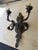 Metal 1990s 2 Light Iron Leaf Motif Sconce For Sale - Image 7 of 8