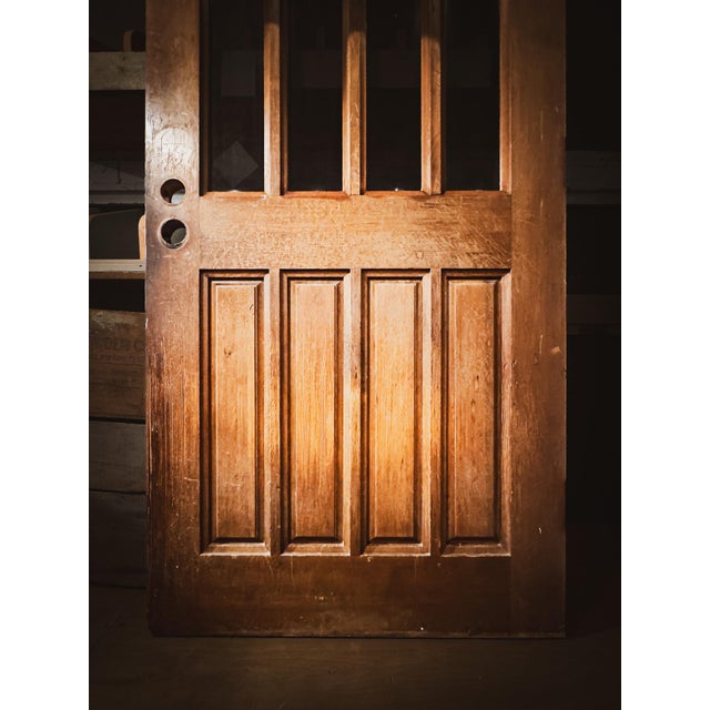 Mid-Century Hand Carved Wooden Door For Sale - Image 14 of 15
