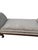 French Vintage Oversized Window Bench Settee Alligator Print Paw Feet Attributed to Ralph Lauren For Sale - Image 3 of 18