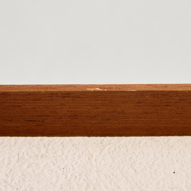 Teak Framed Mirror, 1960s For Sale - Image 4 of 8