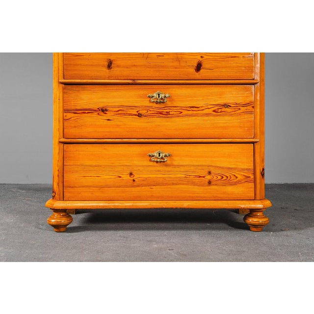 Biedermeier Style Chest of Drawers in Pine For Sale - Image 16 of 18