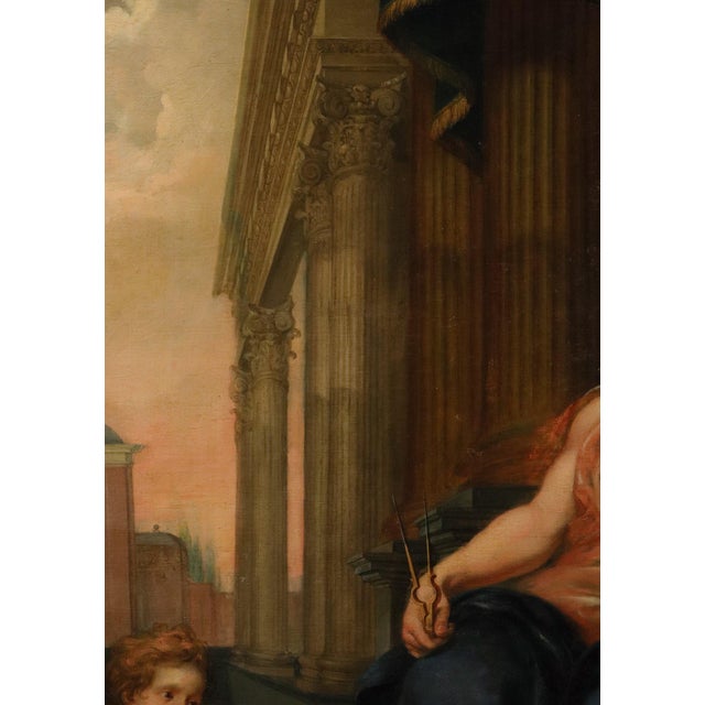 Theodoor Van Thulden, Allegory of Architecture, 1660, Oil on Canvas For Sale - Image 8 of 15