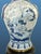 Wood Mid Century Chinese Blue and White Hand Painted Floral Porcelain Table Lamp on Ming Style Rosewood Stand For Sale - Image 7 of 13