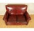 Victorian Gentleman's Club Sofa in Hand-Dyed Burgundy Leather For Sale - Image 4 of 13