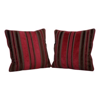 Stripey Scatter Cushions from Alexander & James Hudson, Set of 2 For Sale