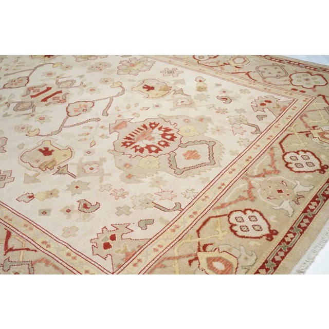 Early 21st Century Oushak Rug 9' X 12' For Sale - Image 5 of 11