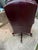 Hancock & Moore Swivel and Rocker Burgundy Tufted Leather Nailhead Trim Office Desk Chair For Sale - Image 16 of 16