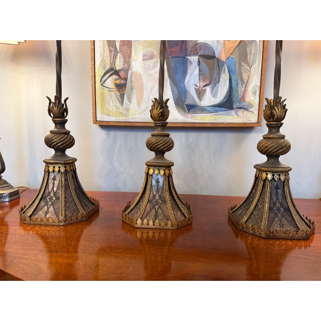 2000 - 2009 Fine Art Lamps Villa 1919 Set of 3 Pendants For Sale - Image 5 of 5