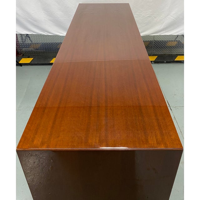 Stunning credenza designed by Nicole Miller for Excelsior. Constructed with very good quality woods and veneers. It is...