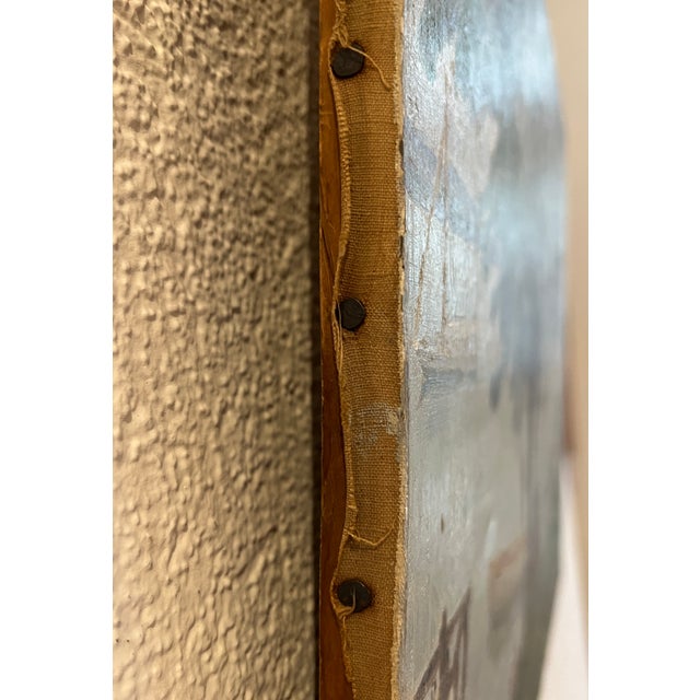 Josef Favre, Bord du Lac Léman et Vue sur le Jura, Oil on Canvas For Sale - Image 8 of 10