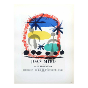 Joan Miro Lithograph 100 Constellations Art in Posters 1959