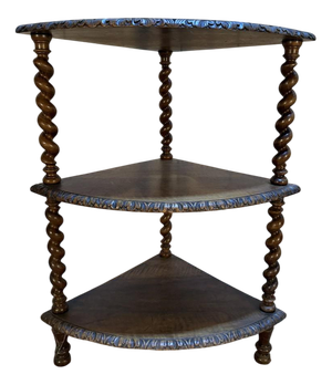 Small Corner Shelf in Walnut