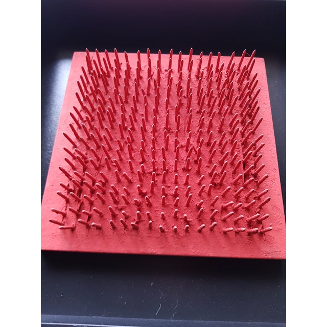 Aubertin Bernard, Nails Painting, 1970, Framed For Sale - Image 10 of 12