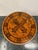Traditional Vintage Burl Wood Inlaid Round Center Table Regency Style For Sale - Image 3 of 4