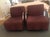 This fabulous pair of Contemporary Upholstered Aluminum Frame Bauhaus Chairs will be a great option for any modern...