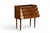 Small Three Drawer Rosewood Chest of Drawers For Sale - Image 4 of 4