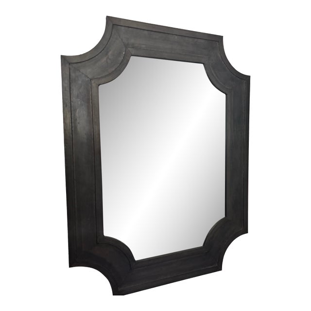 Large Clipped Corner Zinc Ta Lorton Vincent Mirror For Sale