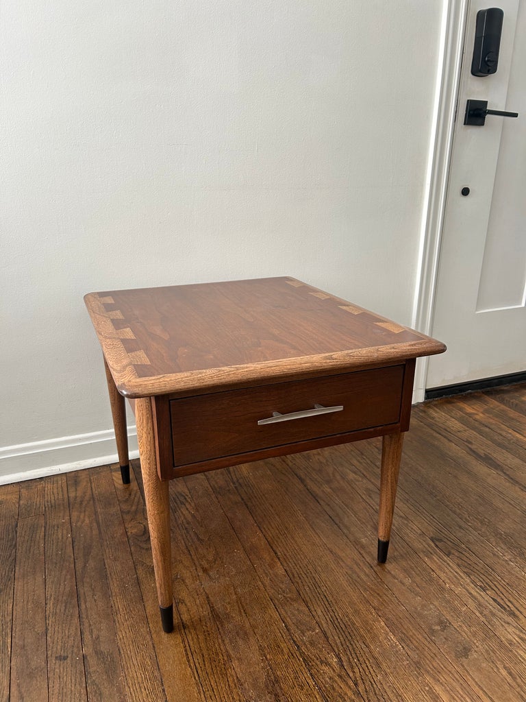アリス60's lane テーブル 1960s Refinished Lane End Table With Drawer | Chairish