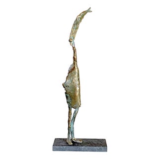The Last Fisher Bronze Sculpture by Gyunay Aliev For Sale