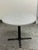 1980's 36 Inch Round Stone Composite Pedestal Dining Table For Sale - Image 10 of 12