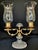 Late Empire Restauration Paris Bronze Ormolu & Cut Glass Candelabra (2) c.1825-1840 (high confidence). Finely detailed...