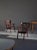 A beautiful pair of original "canada" arm chairs designed by christian e. Hansen and manufactured at "fritz hansen",...