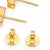 Contemporary Mid 20th Century Pair of Tiffany & Co. Vintage 18k Yellow Gold Swiss Cross Studs Earrings 7.8mm X 3.3mm For Sale - Image 3 of 10
