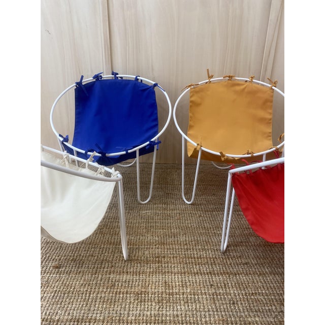 Vintage French Outdoor Armchairs, 1950s, Set of 4 For Sale - Image 13 of 15