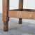 1920s Art Deco Side Table in Oak and Travertine, 1930s For Sale - Image 5 of 9