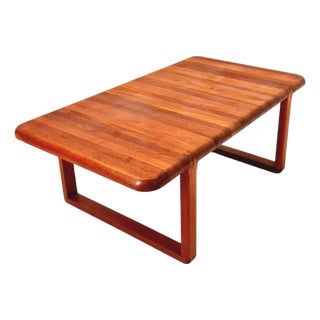 Dm Danish Solid Teak Coffee Table by Niels Bach for Randers Möbel, 1960 For Sale