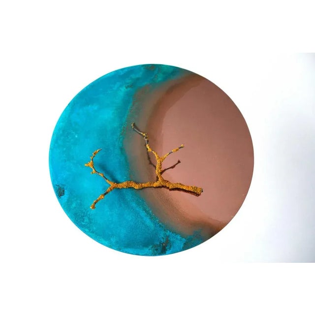 Not Yet Made - Made To Order Copper Hand-Sculpted Side Table by Samuel Costantini For Sale - Image 5 of 12