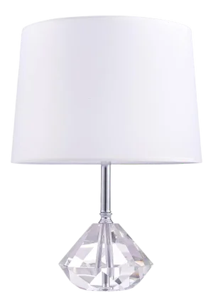 Pasargad Home Tortona Lucite Diamond Shaped Table Lamp