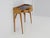 1950s Vintage Italian Console Table with Drawers in Lemonwood and Navy Blue Glass by Silvio Cavatorta, 1956 For Sale - Image 5 of 9
