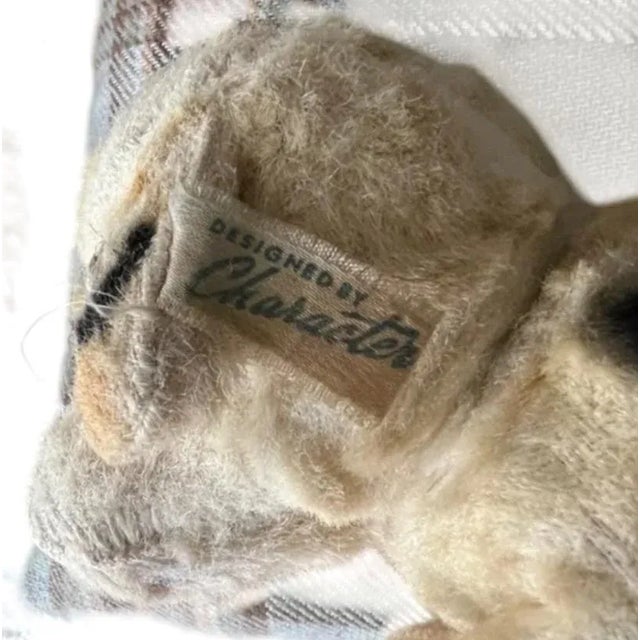 Vintage Stuffed Dog by Character Novelty Co Usa For Sale - Image 4 of 5