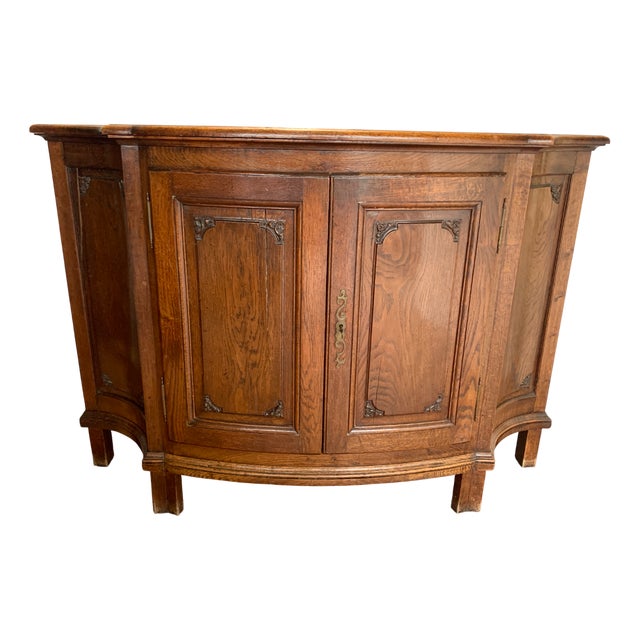 19th Century Louis XIV Sideboard in Oak For Sale