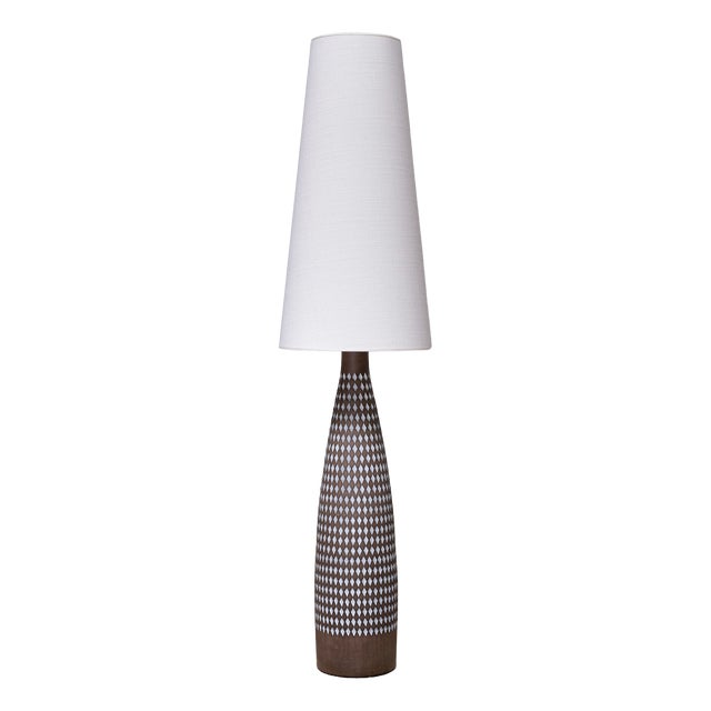 Ceramic Pepita Floor Lamp by Ingrid Atterberg for Upsala Ekeby, Sweden, 1950s For Sale