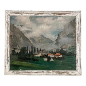 Framed Oil Painting on Canvas by Flory Roland (1905-1978)