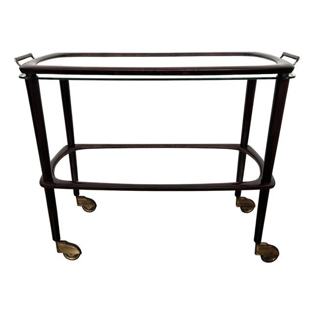 Vintage Art Deco Italian Dry Bar Cabinet by Paolo Buffa, 1950s For Sale