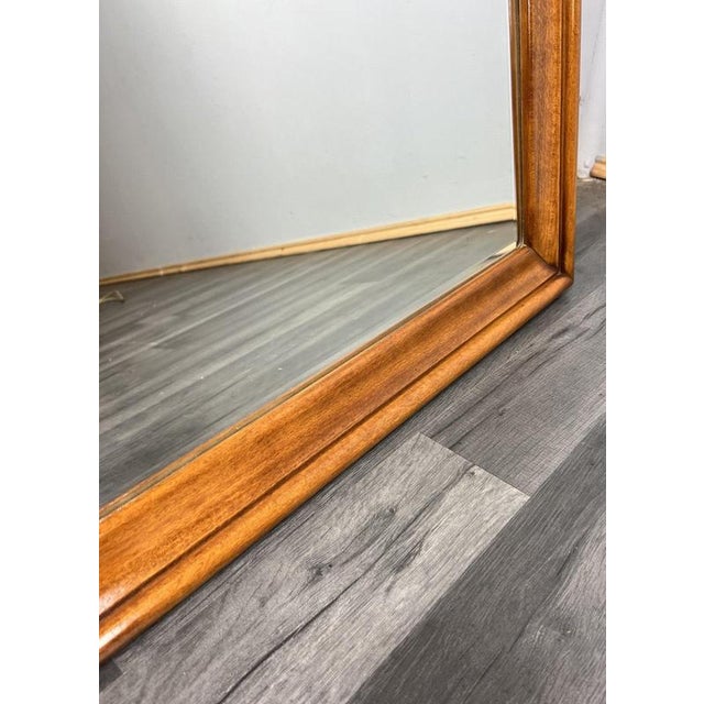 Vintage French Carved Wall Mirror For Sale - Image 4 of 8