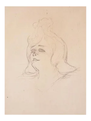 1959 After Henri De Toulouse-Lautrec "Mademoiselle Marcelle Lender" First Edition Print